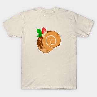 Chocolate strawberry roll cake T-Shirt